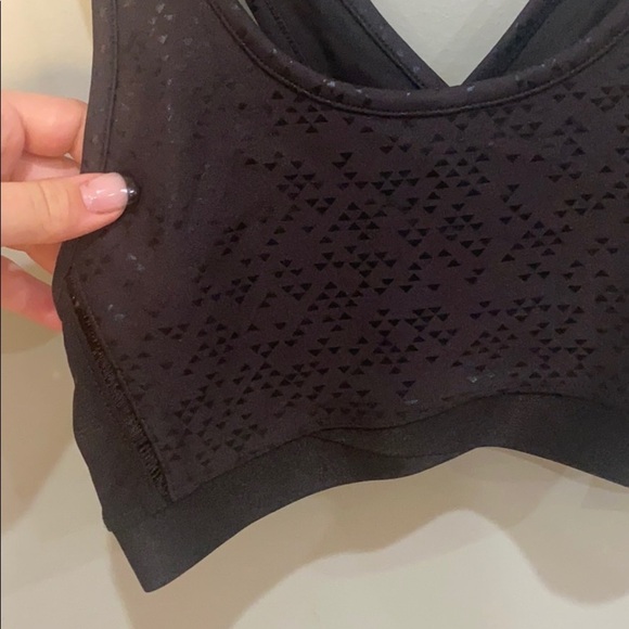 NWT SoulCycle Black Diamond Cut Sports Bra - Picture 8 of 8
